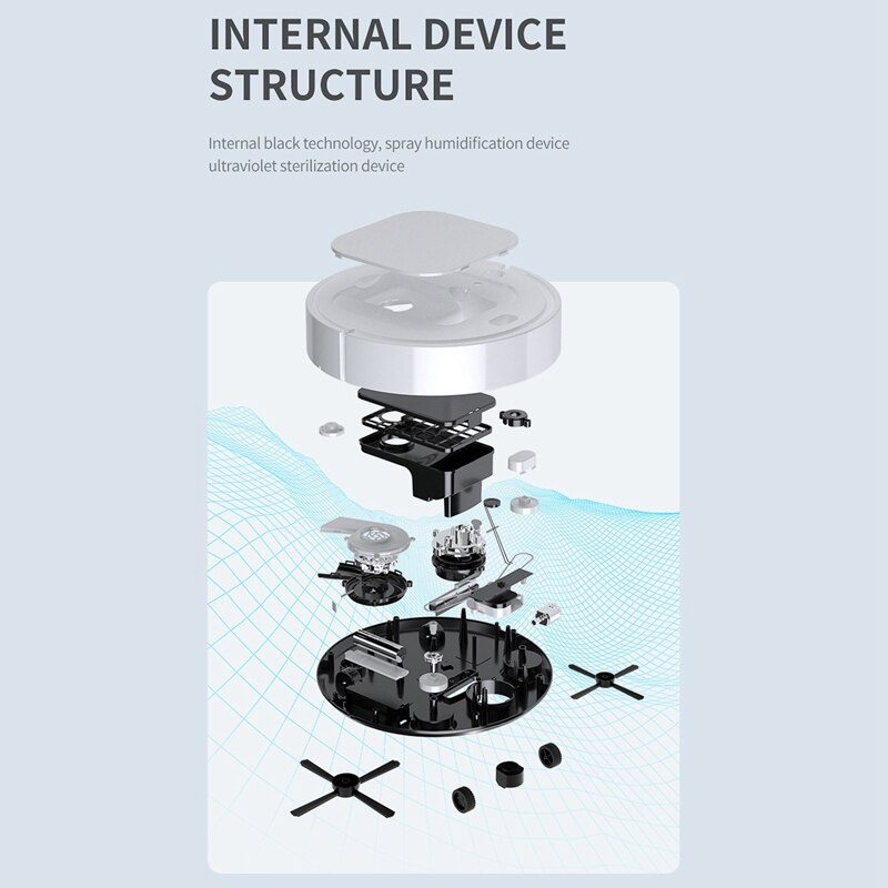 3 in 1 automatische ing robot spray desinfectie uv luie huishoudelijke oplaad reinigingsmachine licht stofzuiger
