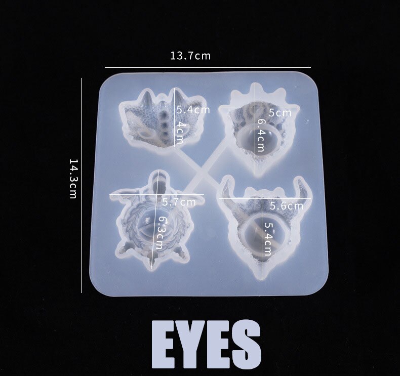 Halloween enge demon uil oog siliconen mal voor kawaii hars kunstbenodigdheden siliconen mal voor het maken van hars: Ogen