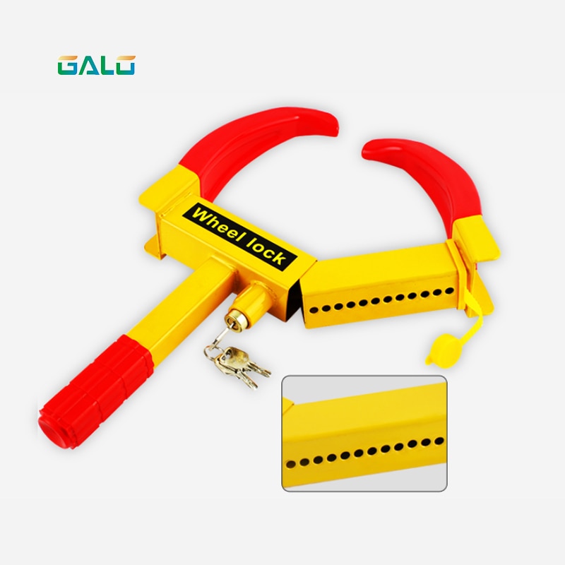 Car Truck Tire Lock Anti-Theft Lock Portable Heavy Duty Wheel Clamp Lock Tire Claw Trailer Auto Universal fitment Car Accessorie