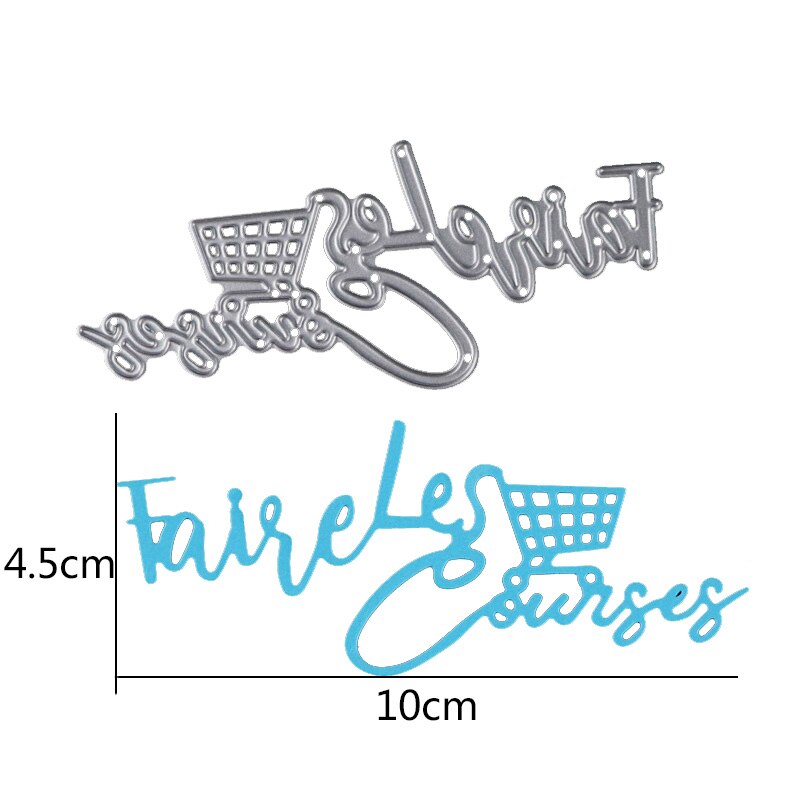 Dolce vita metalen snijmallen franse woordmallen la vie est belle letteralfabet knutselmallen scrapbooking voor doe-het-zelf kaartbenodigdheden: Benoeming sterft