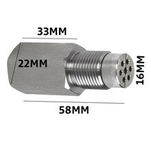 2pcs O2 Sensor 304 Stainless Steel Adapter Check Engine Converter Light CEL Eliminator
