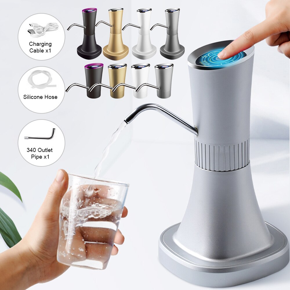 Water Bottle Pump Electric Water Dispenser Wireless Portable Electric Automatic Water Pump Bucket Bottle Dispenser