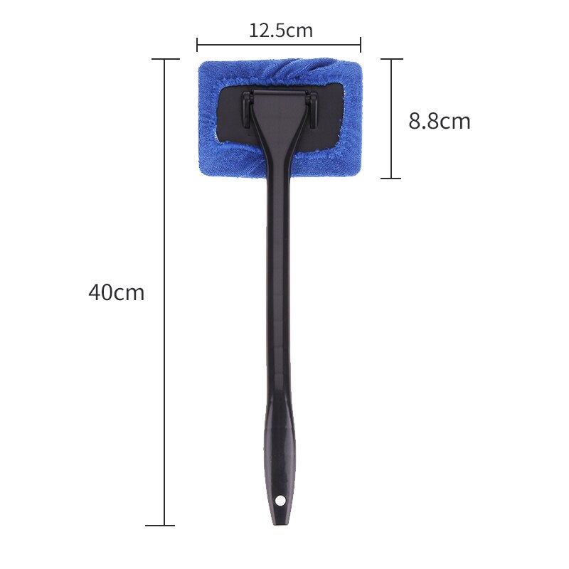 Car Window Cleaner Brush Kit Windshield Cleaning Wash Tool Inside Interior Auto Glass Wiper With Long Handle Car Accessories