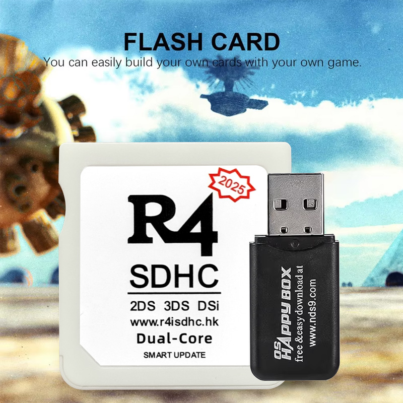 2024R4 SDHC HK-adapter Veilige digitale geheugenkaart Brandende kaart Gamekaart Flashcard Duurzaam materiaal Compacte draagbare flashcard