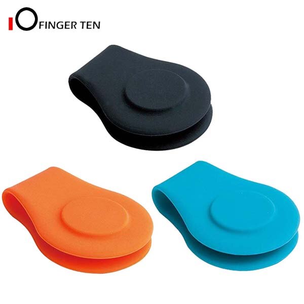 Marqueur de balle de Golf magnétique en Silicone, , Clip de chapeau, aimant puissant attaché à votre bord de poche, ceinture, 3/6 pièces: 3 Pcs Mixed