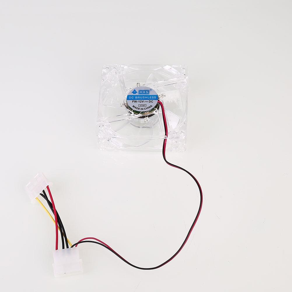 Plug Pc Cpu Koelventilator Mini Cpu Koelventilator Computer Accessoires 12V Cpu Cooling Fans Pc Computers 120 Mm radiator Motor Case