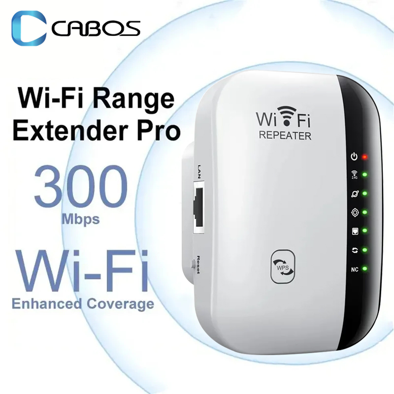 300Mbps Wireless WIFi Repeater 2.4G Router Wifi Range Extender Wi-Fi Signal Booster 802.11N Network Card Adapter for Office PC