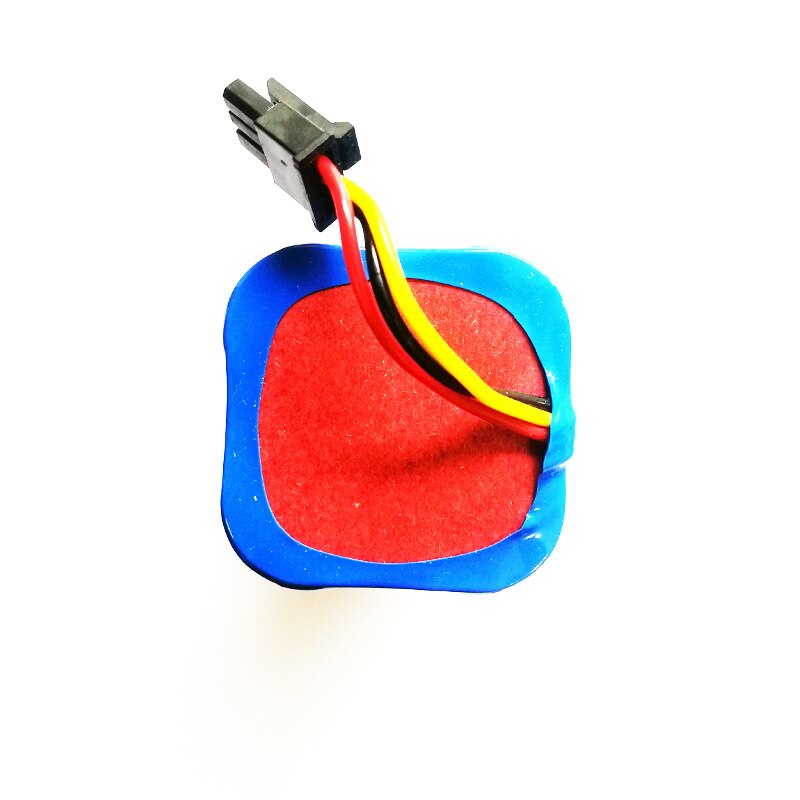 2800mAh Battery For Liectroux Q7000 Q8000 ZK808 Robot Vacuum Cleaner Accumulator 3-wire Plug Li-ion 18650: Square