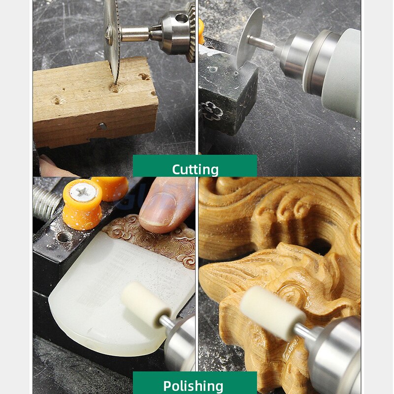 Dremel Style 480W Electric Mini Drill engraver with 6 Position Variable Speed for Dremel Rotary Tools with Flexible Shaft