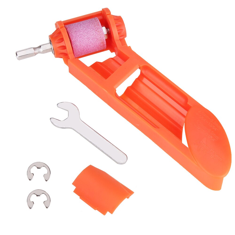 1 Set corindón de rueda afilador de brocas para taladro de herramienta de poder portátil afilador de brocas para taladro de 2-12,5mm giro broca de taladro amoladora