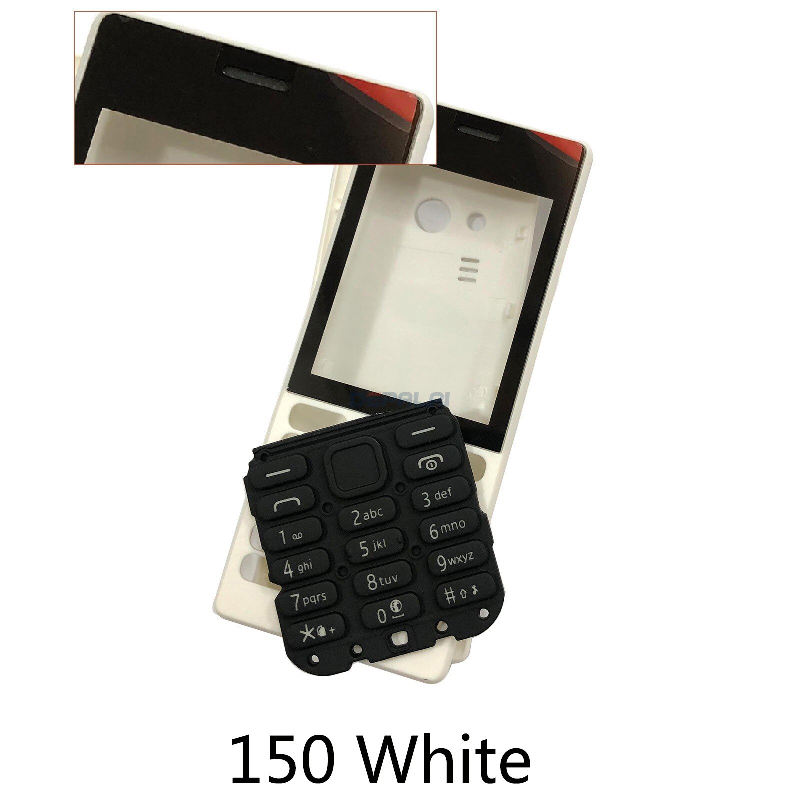 Housing For Nokia 150 Case 216 DS RM-1187 Mobile Phone Cover Case Keypad: dark blue