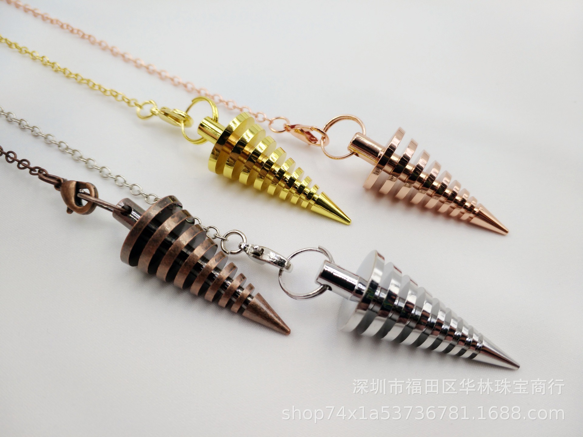 100%  koperen metalen pendel voor waarzeggerij, wichelarij, reiki, spirituele antwoorden, metafysische esoterische pendel  x024