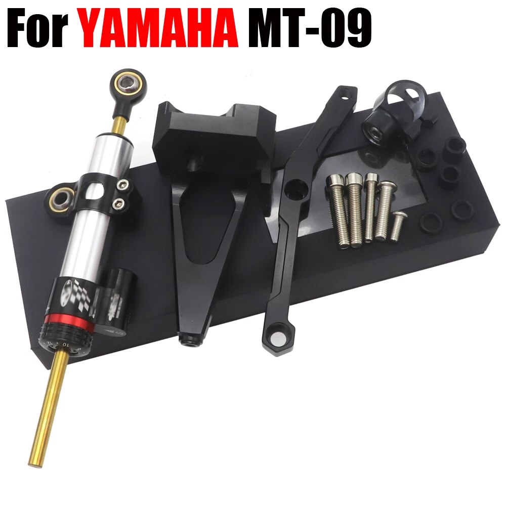 MT-09 MT09 Motorcycle Steering Stabilize Damper Bracket Mount CNC Motorbike FOR YAMAHA MT-09 MT09 FZ09 FZ-09