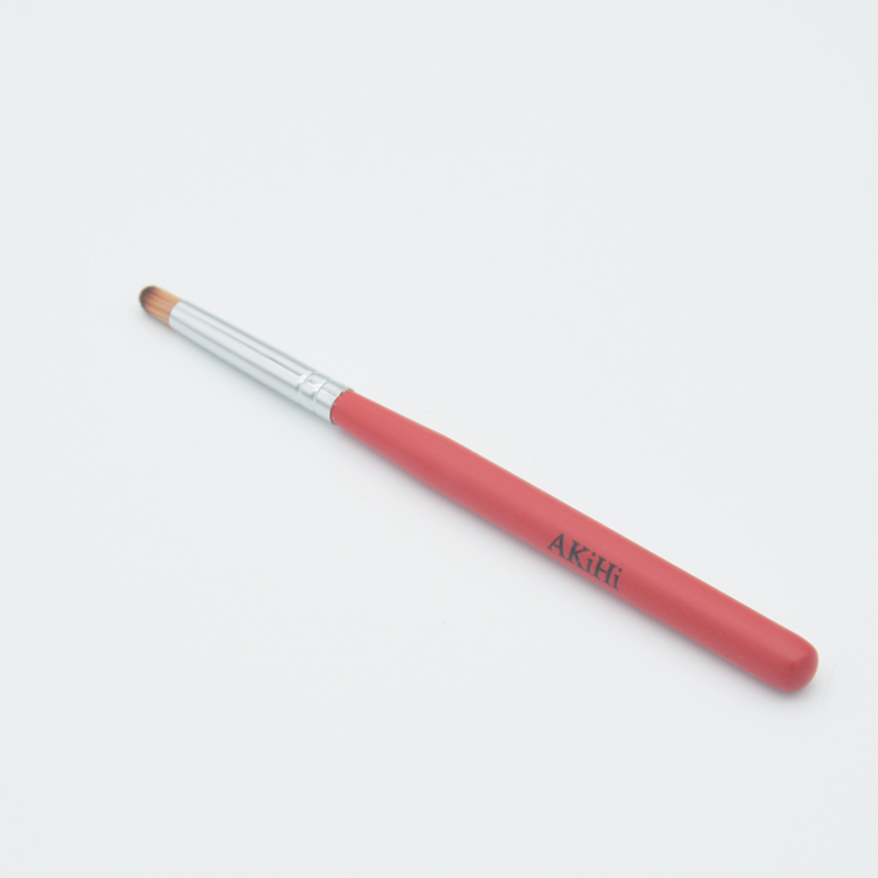 AKiHi-pinceles para pintar uñas, degradado, redondo, con tapa, decoración de uñas