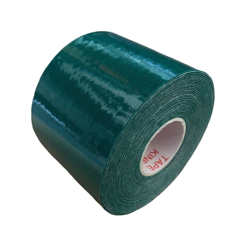 10 rollen Elastischen Sport Band Kinesiologie Band Klebstoff Bandage Knie Ellenbogen Muscle Protector 15 Farben: Dark Green