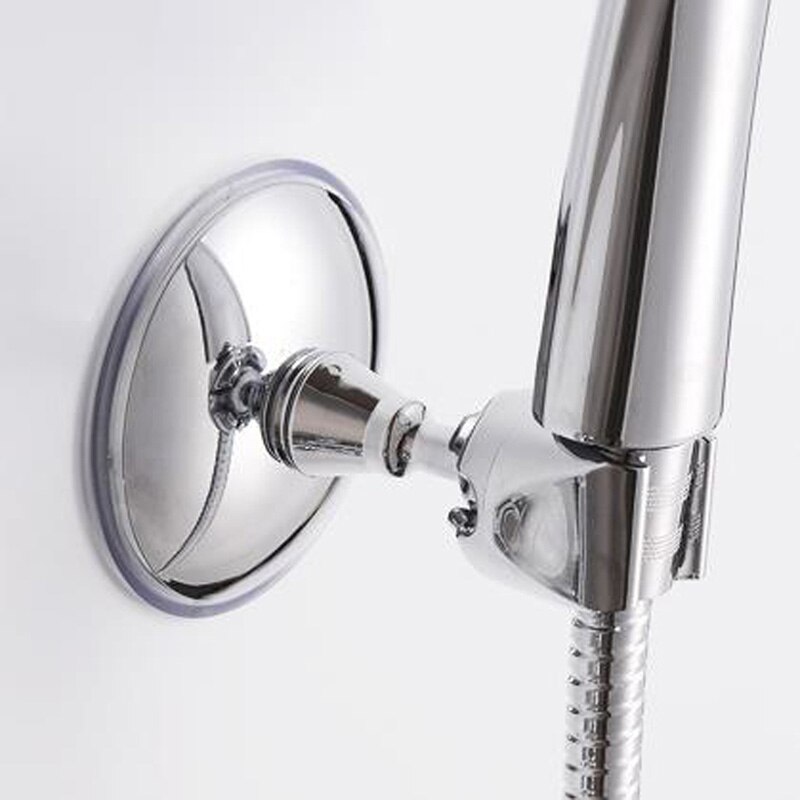 Adjustable Strong Suction Cup Shower Head Holder Bracket Stand 360° Swivel