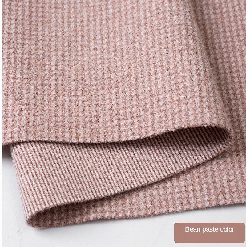 50CM * 150CM/Piece, Autumn And Winter Thick Woolen Plaid Cloth, Wool Cashmere Wool Thousands of Birds Cloth, DIY Clothing Fabric: 1