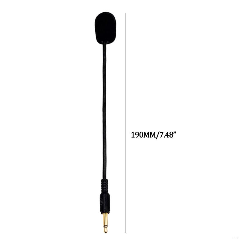 462e Universal 3,5mm plugue plugue Redução ruído Microfone Gaming Headset Bendable Microfone Acessórios áudio