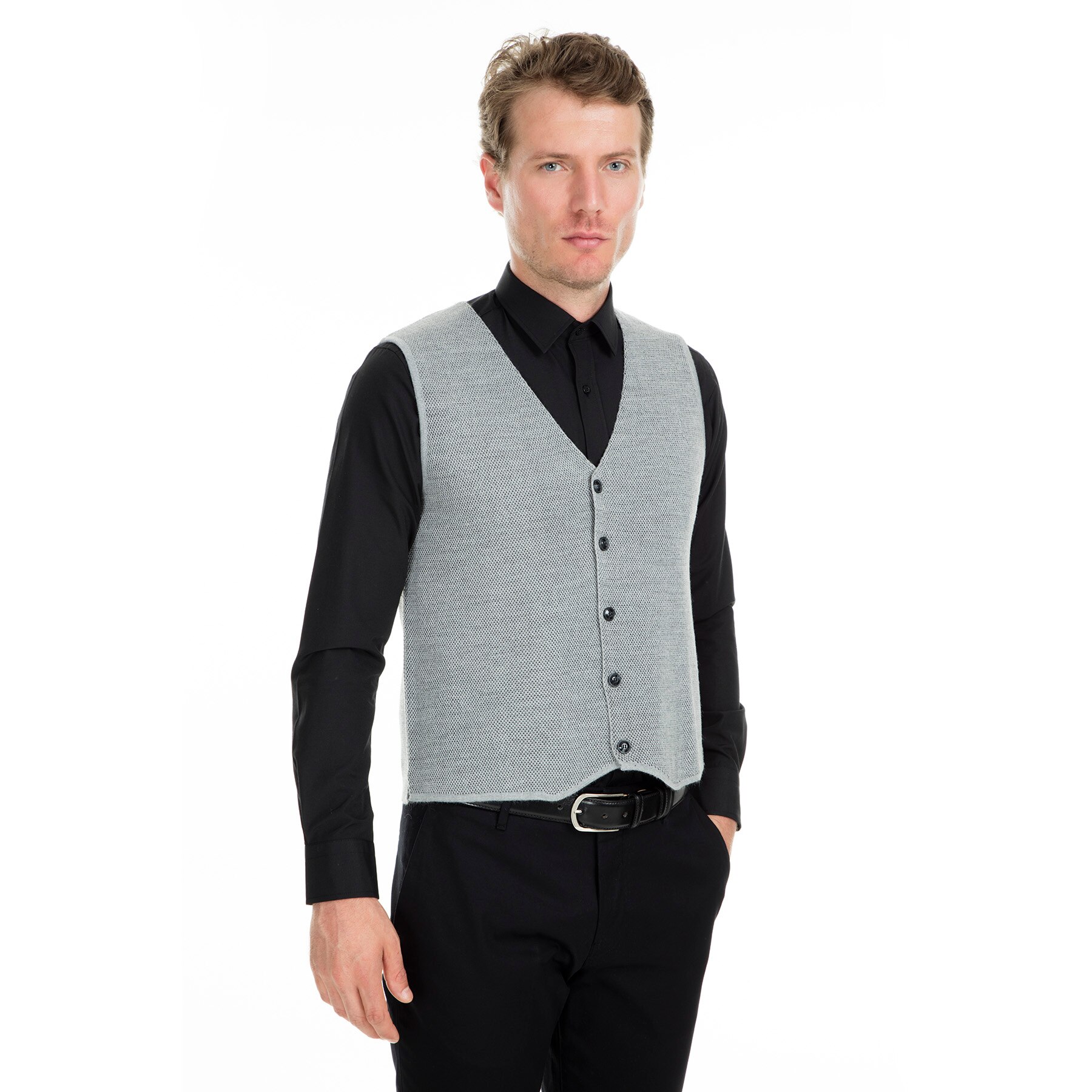 Buratti Chaleco de hombre 430YEPO: Grey Smoke / XL