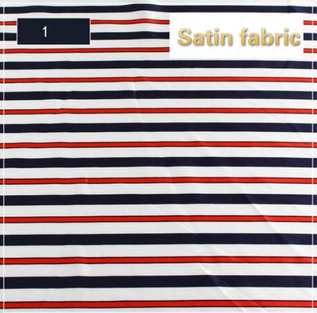 150cm satin stof tryk retro britisk stil stribet satin stof tøj taske foring stof tørklæder tørklæde gør-det-selv klud: 1