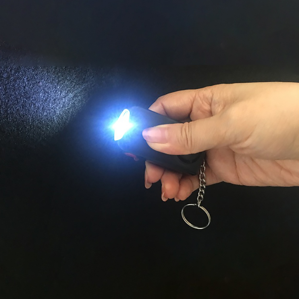 LLavero de alarma de seguridad de emergencia con alarma Personal con luz LED conveniente de llevar