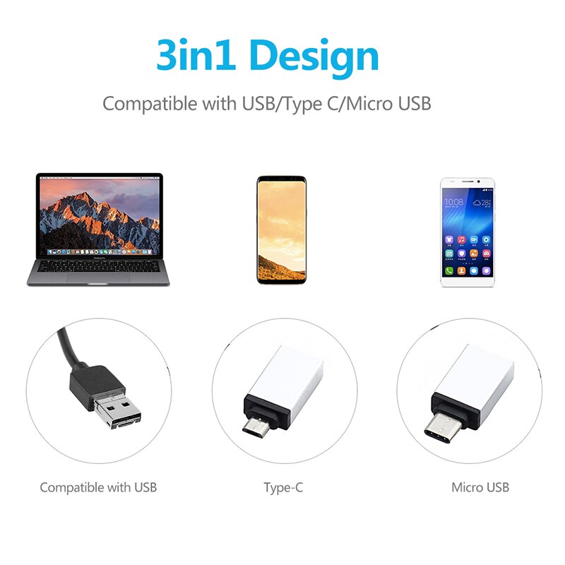 mega Pixel 1600X 8 LED Digital Mikroskop Typ-C/Mikro Für Android telefon USB Für PC Lupe Elektronische Stereo USB Endoskop
