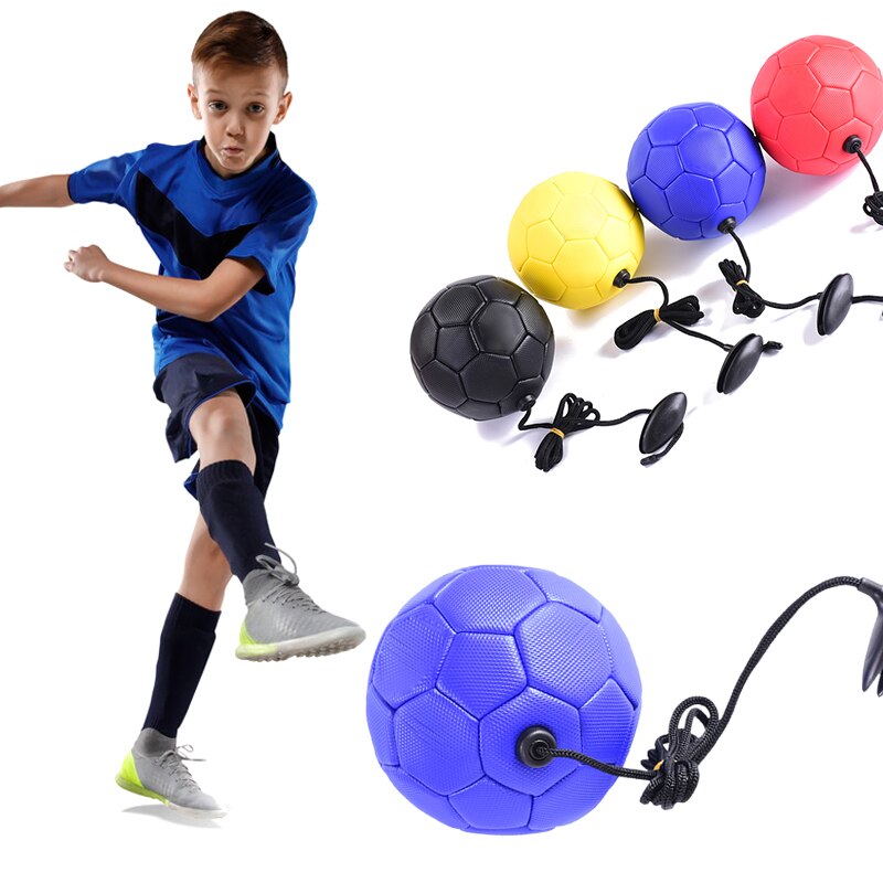 Ballon d&#39;entraînement De Football avec corde, pour enfants, débutant, entraîneur, Cage De pied
