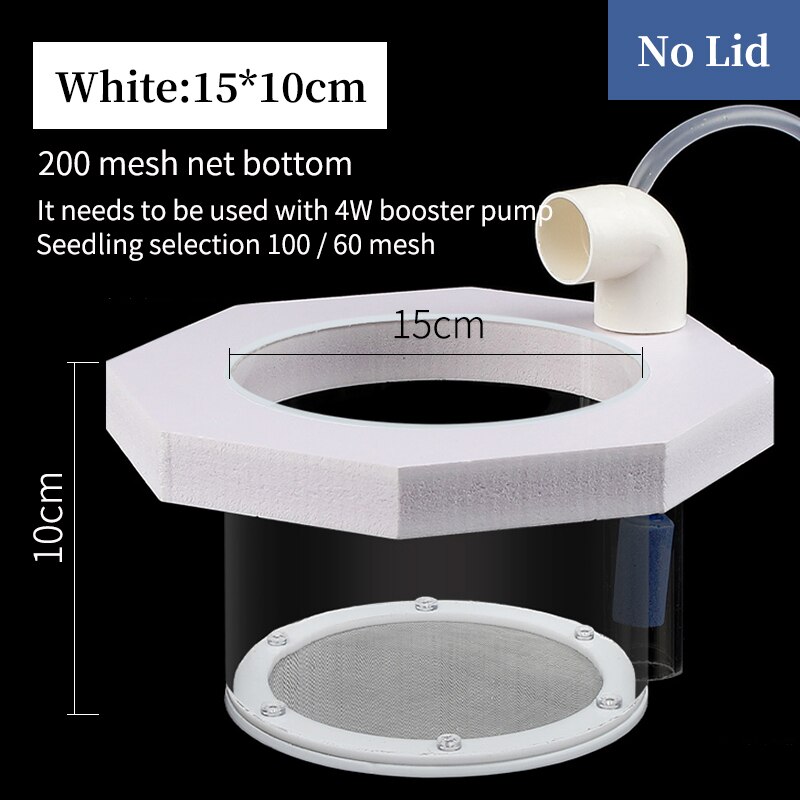 Suspended Fish Tank Breeding Isolation Box Transparent Acrylic Aquarium Incubator Multifunctional Spawning Room Fish Supplies: Red