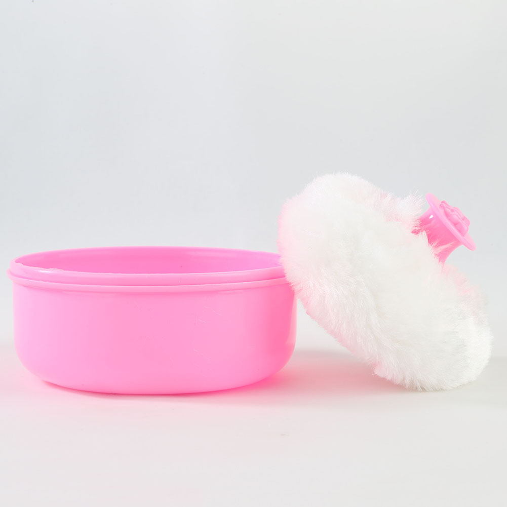 Portable Baby Kid\'s Soft Body Talcum Powder Puff Sponge + Box Case Container Good material is extra gentle skin Ideal for home