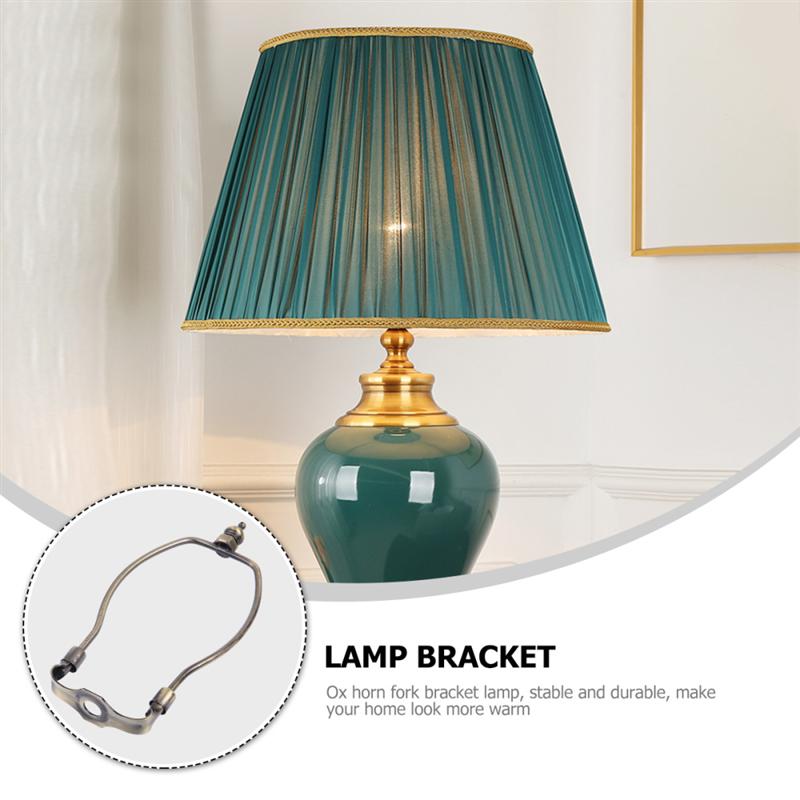 Lamp Harp Holder Horn Lamp Bracket Horn Lamp Frame Horn Light Bracket Iron Lamp Bracket
