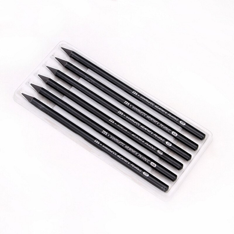 6 Stks/set Schetsen Tekening Kunstenaar Potlood Set Art Houtskool Full Graphite Potloden 2H + Hb + 2B + 4B + 6B + 8B Potloden
