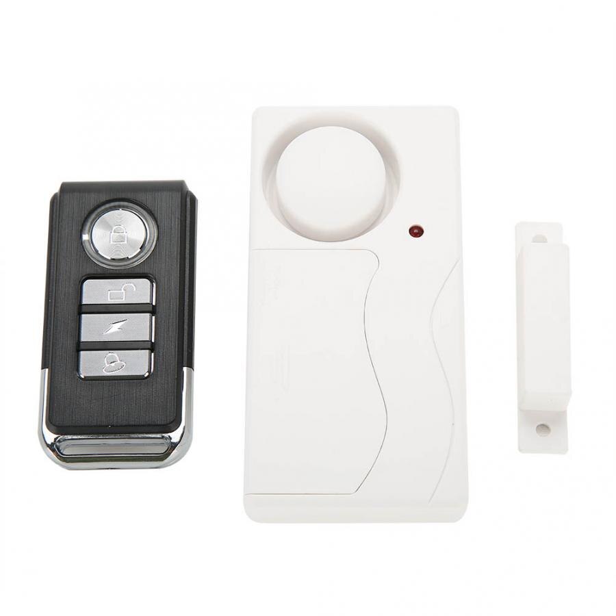 Witte Deur Raam Magnetische Anti-diefstal Afstandsbediening Contacten Set Draadloze Sensor Detector Switch met Afstandsbediening