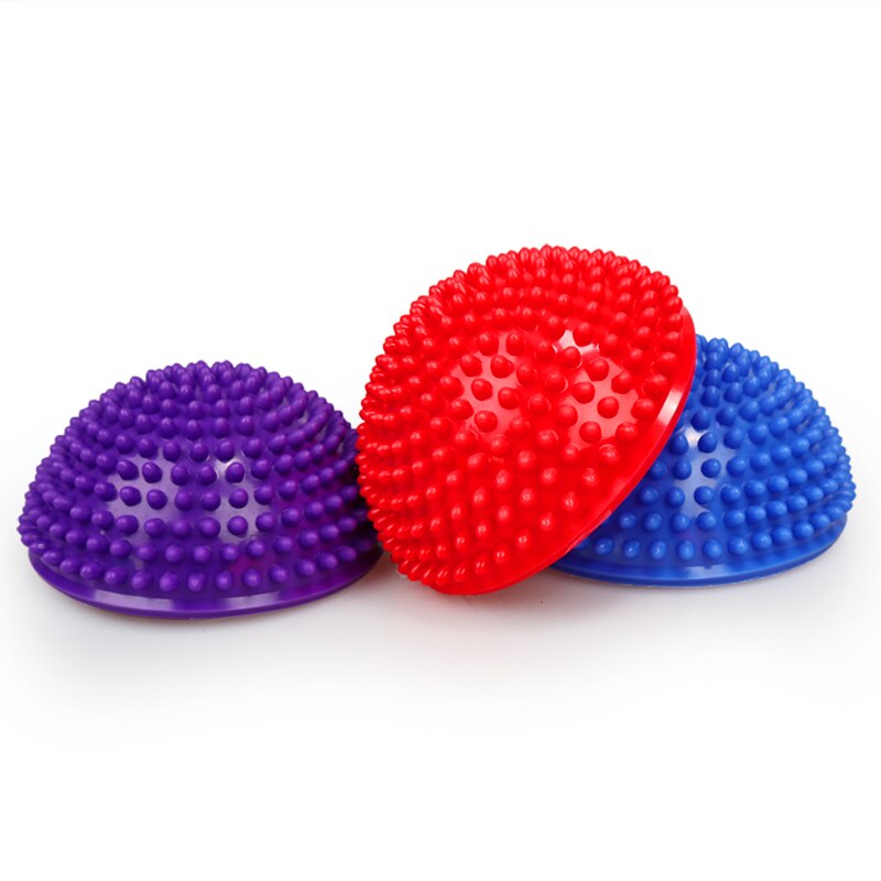 Bolas de Yoga inflables de media esfera, pelota de masaje de PVC para ejercicios, entrenador, pelota de equilibrio para gimnasio, Pilates, deporte, Fitness, novedad