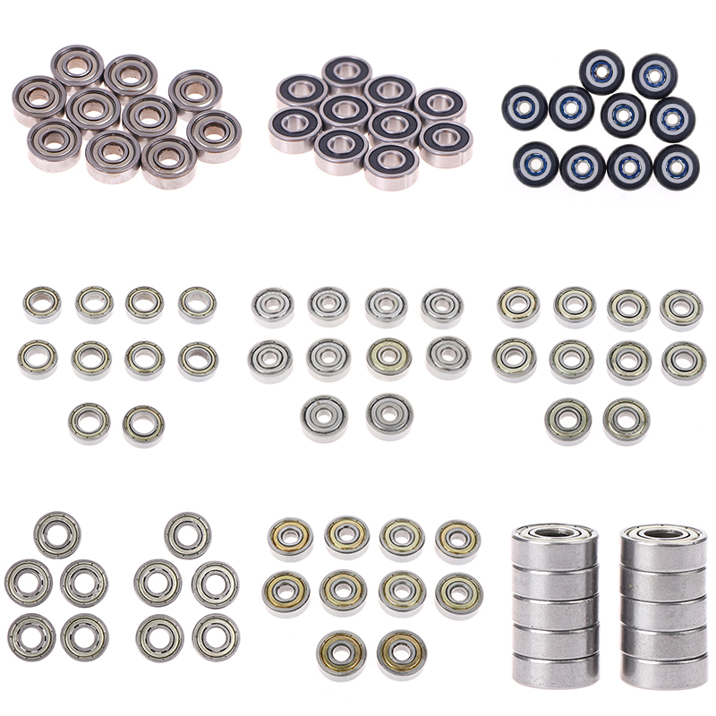 10 pz/lotto di alta qualità mini cuscinetti 605RS 605ZZ 606ZZ 624ZZ 625ZZ 688ZZ 696ZZ 688-2RS parti della stampante 3D cuscinetto in miniatura