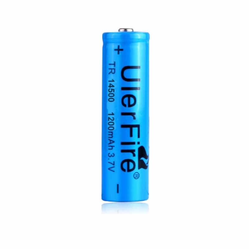 5 # AA 14500 1200mah 3.7 V lithium ion batteries rechargeables et lampe de poche LED appareils portables outils outils d'éclairage batterie