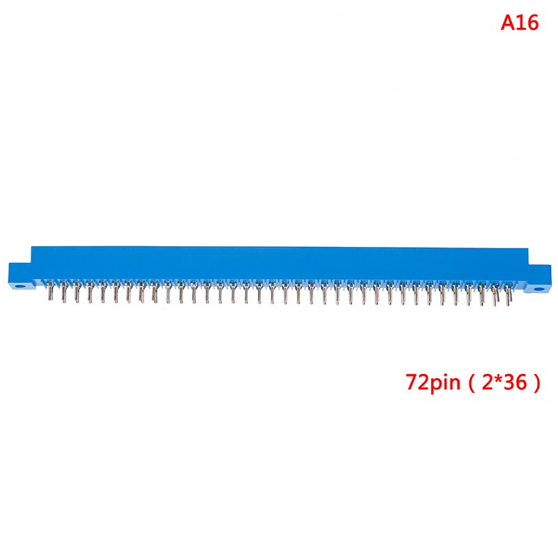 Vendita calda 1PC serie 805 3.96mm passo PCB Slot scheda di saldatura connettori bordo 8-72 Pin 16 stili: A16