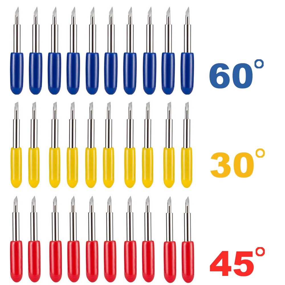 50PCS Deep Cut Replacement Blades for Cricut Explore Air 2 Maker Expression,Perfect for Cutting Thick Vinyl Fabrics
