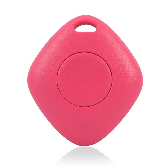 4pcs/lot Mini GPS Locator Smart Tracker Bluetooth-compatible Tag Alarm Wallet Pet Child Key Finder: Red