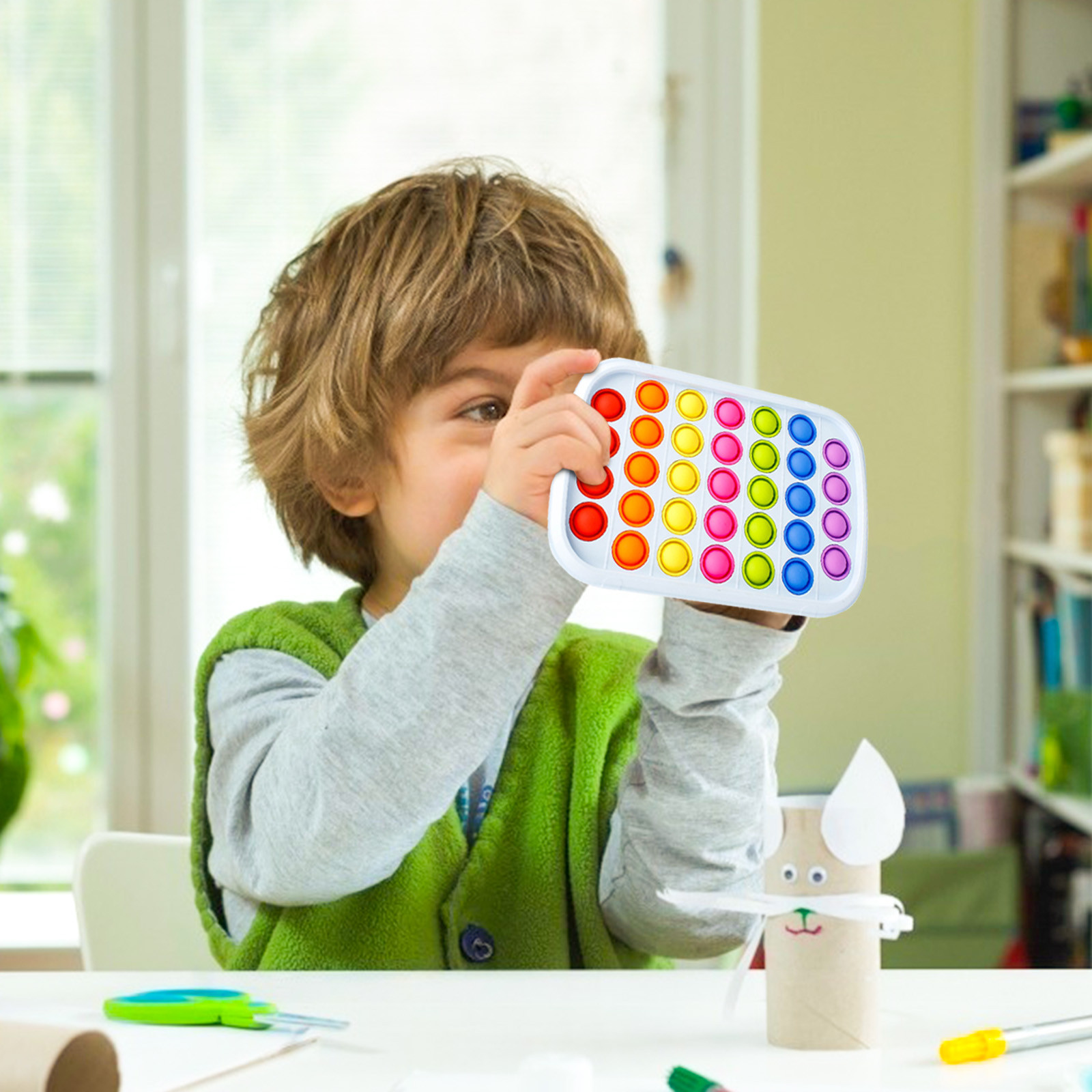 kreative freundlicher Erwachsene Grübchen Spielzeug Druckabbau Bord Regler Grübchen Zappeln Spielzeug Baby Dekompression антистресс