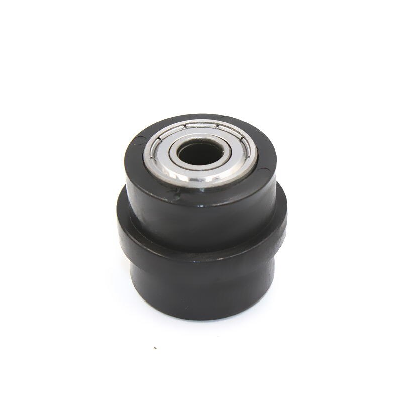 7 kleuren 8mm 10mm geleider tandwielen lager rol katrol wiel spanner geleider voor pit dirt bike motocross atv crf cr  xr 2 cnc -107: Zwart 8mm