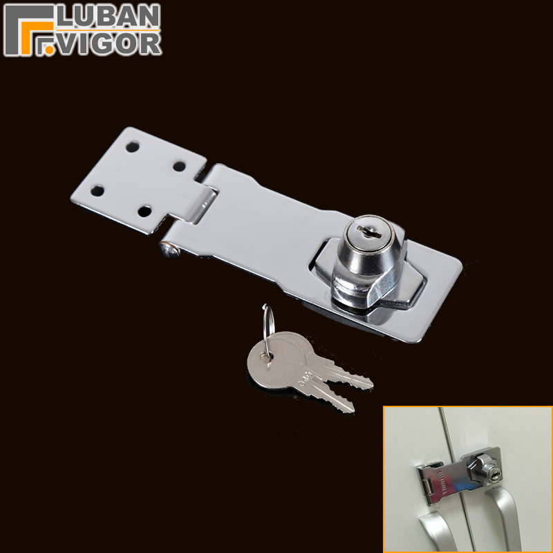 Multi-purpose spænde lås, hængsel lås, let at installere, skydedør bolt, til en række møbler, skab / skuffer / boks lås