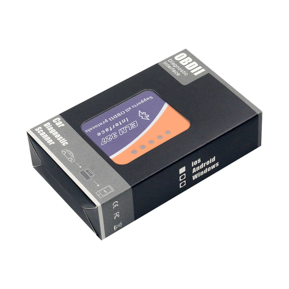 Diagnostische Hulpmiddelen Voor Apple Android Windows V2.1 Elm327 Obd2 Bluetooth Auto Detector Diagnostisch Hulpmiddel Automatische Fout Scanning Tool: Default Title