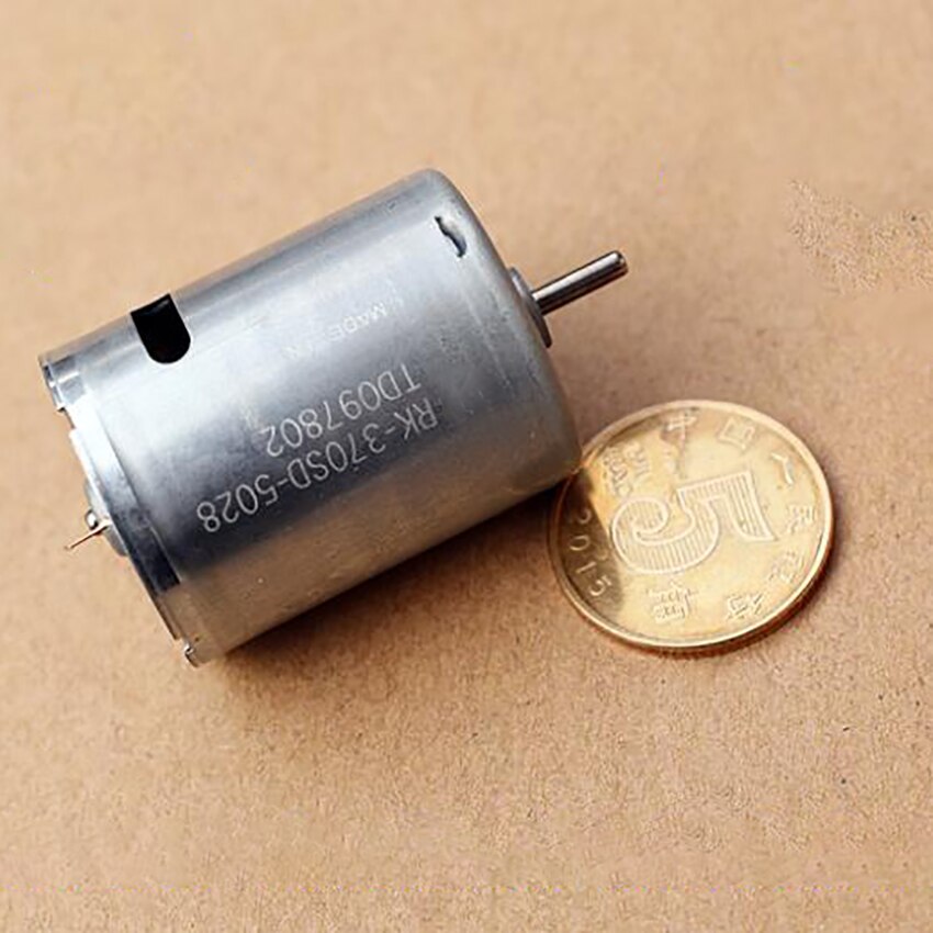 Rk -370sd kullbørstemotor med bakelitt kommutator , dc 3.7v-11.1v 19000-51000 rpm høyhastighetsmotor til flyskipsmodell
