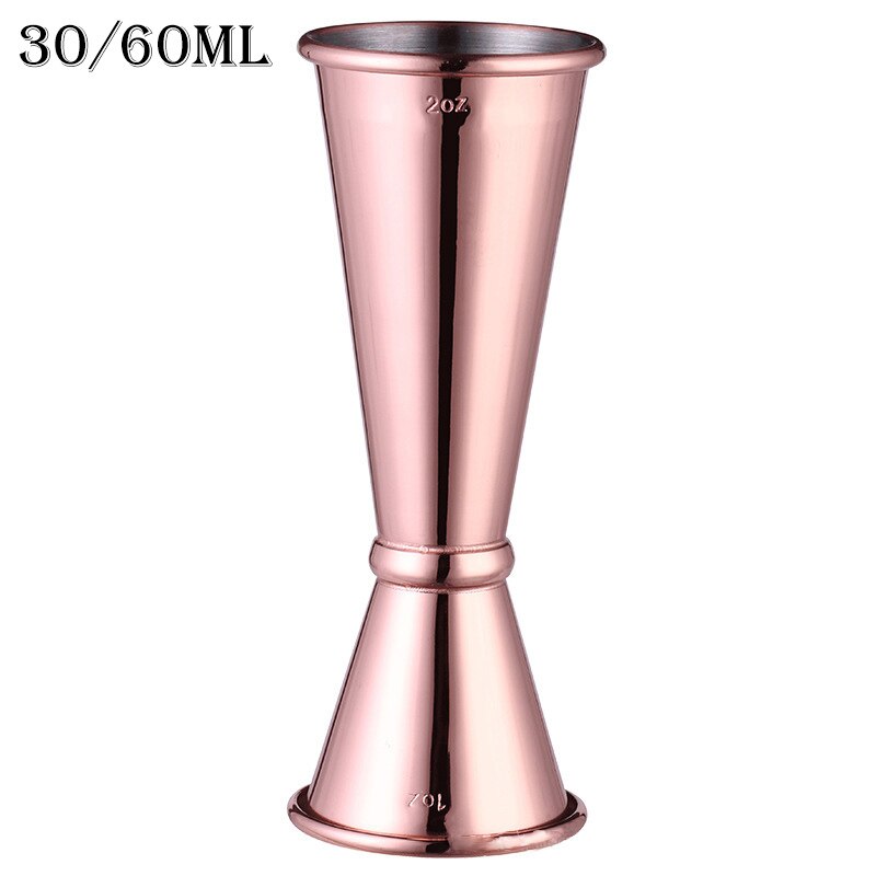 5 Stks/set 750Ml Rvs Cocktail Shaker Mixer Starter Set Drinken Barman Browser Kit Bars Set Gereedschap Met Wijn rack Stand: 30 60ml copper