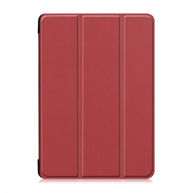 Sprawa dla Lenovo Tab M10 TB-X505F TB-X505X TB-X505L TB-X605F TB-X605L 10.1 cal składany stojak pokrywa dla Funda Lenovo Tab M10 przypadku: Wine Red