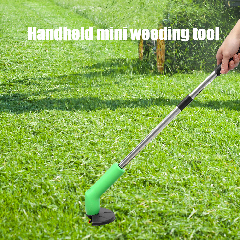 Multifunctional Electric Grass Trimmer Portable Handheld Garden Tools String Cutter Pruning Mini Lawn Mower for Grass