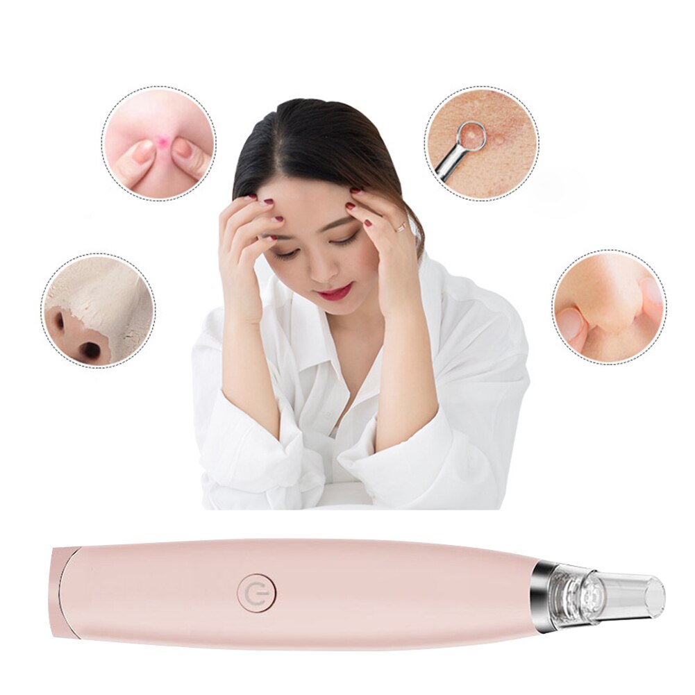 Vacuum Blackhead Remover Extractor Facial Skin Care Beauty Tool Nose Pore Acne Cleaner Facial Blackhead Extractor Instrument
