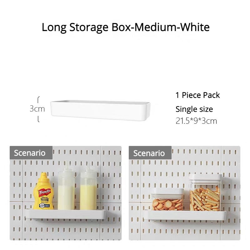DIY Stecktafel Zubehör Küche Organisation Kein Bohrer Hängen Regal Lagerung Haken Zauberstab Organizer Handwerk Für Garage Zimmer: verrotten