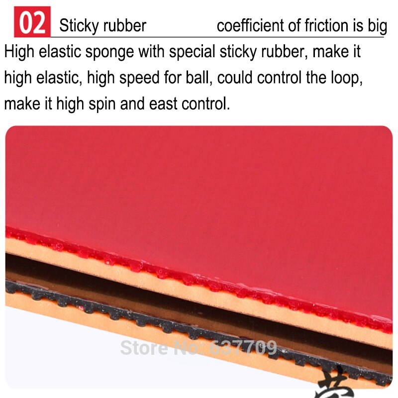 Original yinhe Jupiter II Jupiter 2 table tennis rubber sticky rubber 9025 pimples in for table tennis racket