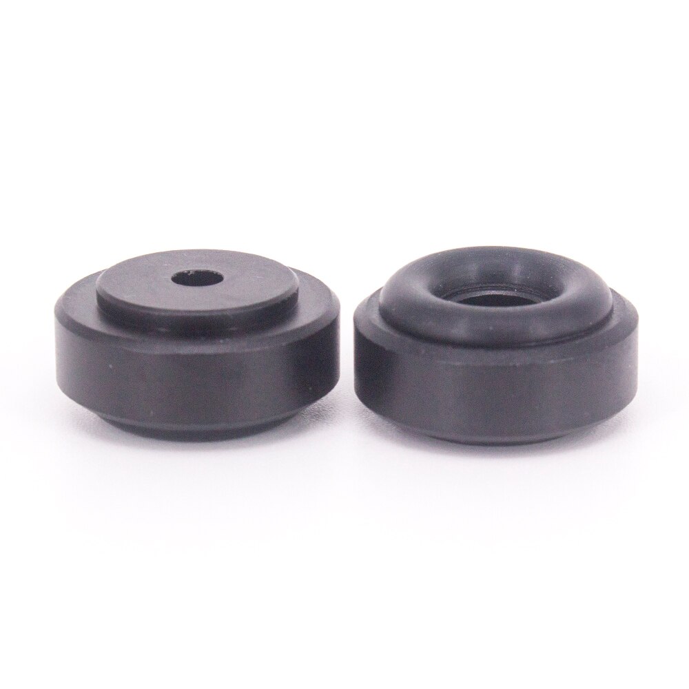 4Stck Verstärker Füße Stoßdämpfer 20*8mm Schwarz Silber Gold Lautsprecher plattenspieler Fuß Spitze Gummi Ring Verstärker füße Aluminium